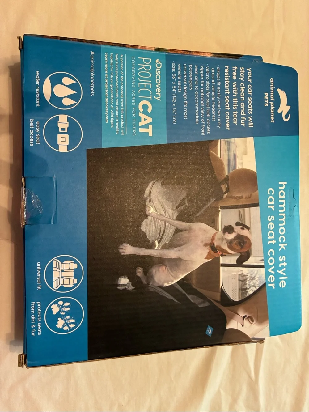 NWT Animal Planet Hammock Style Car Seat Cover 56